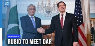 Pakistani DPM & FM Ishaq Dar Heads to Washington for Talks with US Secretary Marco Rubio