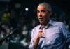 Obama Stuck His Nose Where It Doesn’t Belong Man speaking at a podium with a microphone